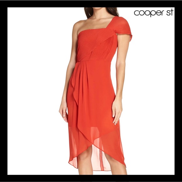 Cooper St. Dresses & Skirts - COOPER ST ONE SHOULDER HIGH LOW DRESS